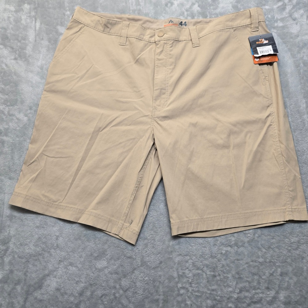 Ridgecut Toughwear Mens 44 Quick Dry Shorts Tan Khaki Odor Control RC11011 NWT
